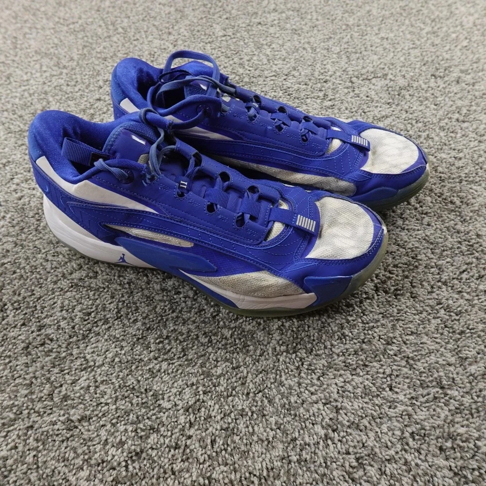 Jordan Luka Shoes Mens 12 Blue White Basketball Athletic FN7400-400 Sneakers Gym